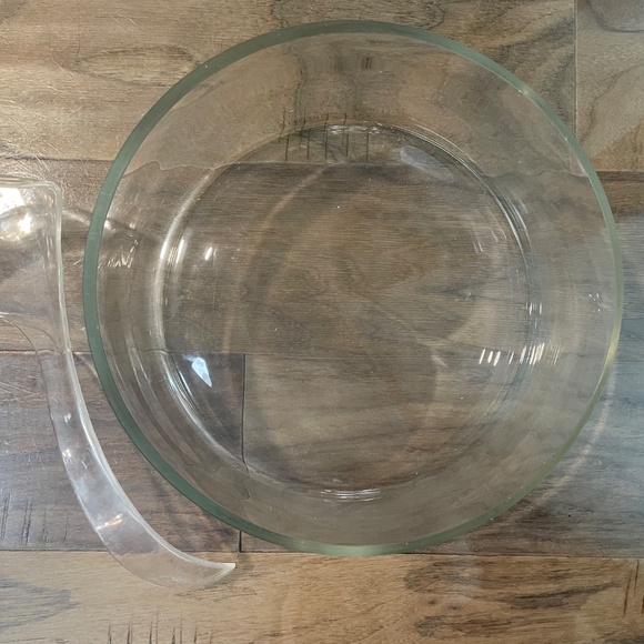 Excellent Condition Heavy Glass Punch/Salad Bowl with Ladle - Picture 5 of 7